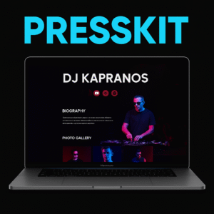 Sinal para Ensaio Fotográfico para DJs – Pagamento de 50%